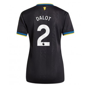 Fotbalové Dres Manchester United Diogo Dalot #2 Dámské Třetí Oblečení 2025-26 Krátký Rukáv